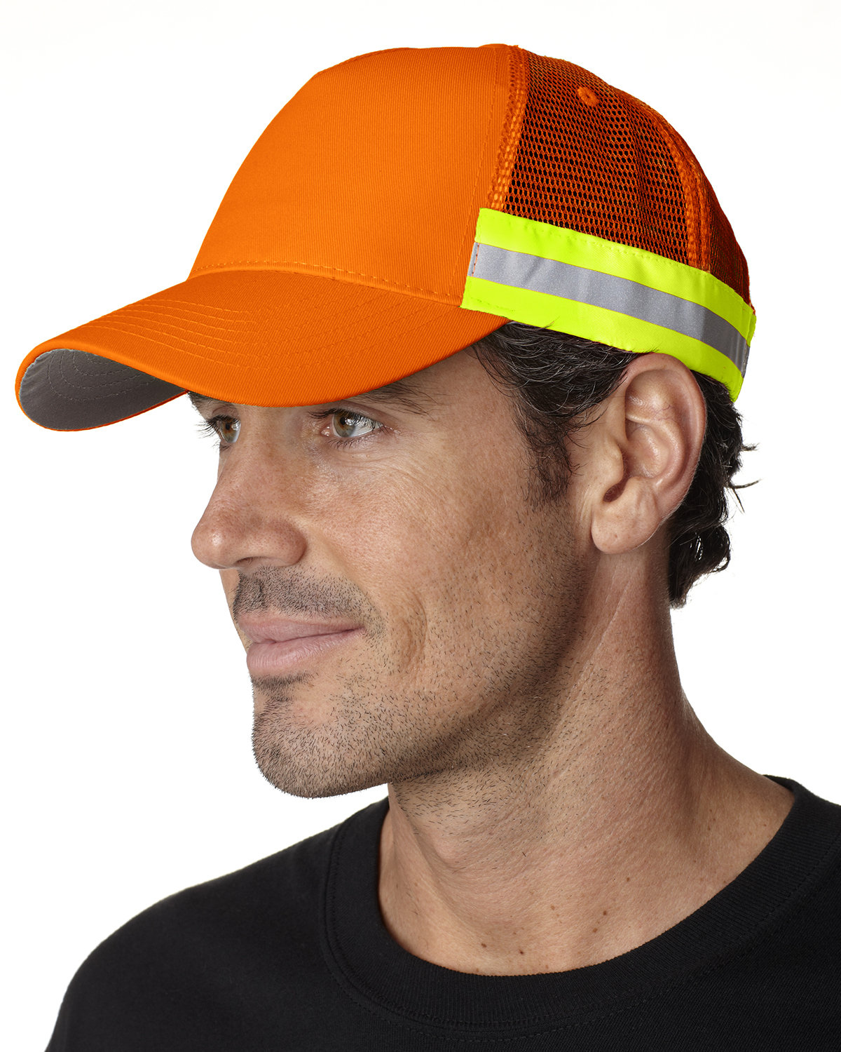 Trucker Reflector HighVisibility Constructed Cap Made in Hawaii